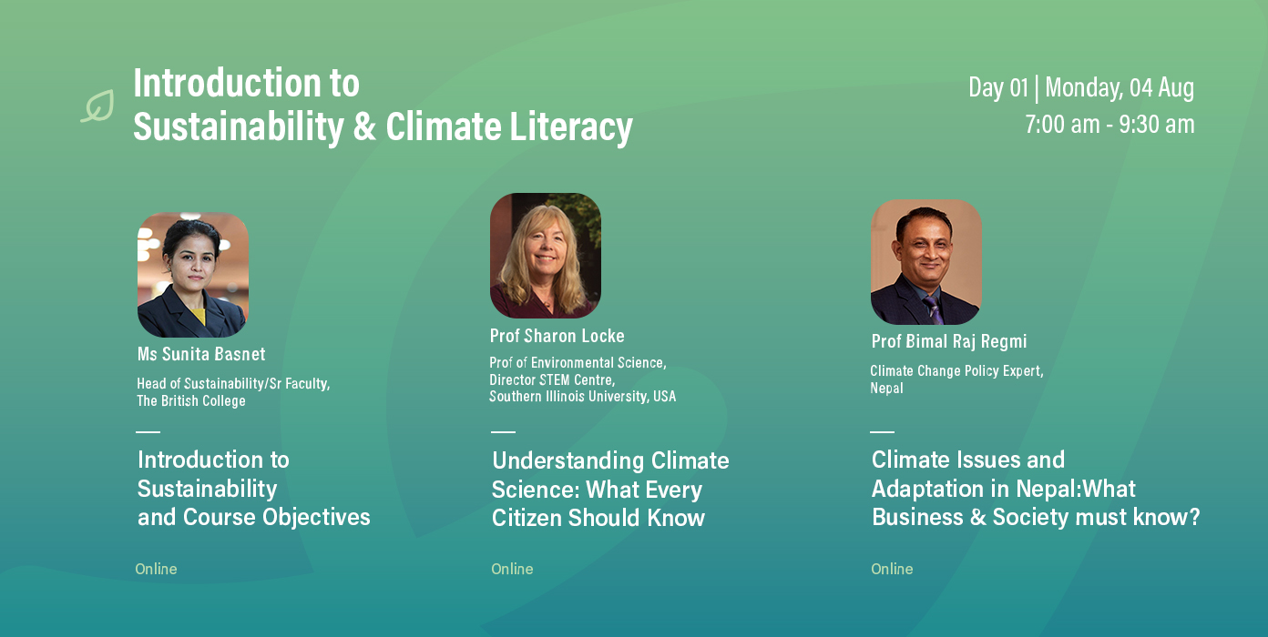 Introduction to Sustainability & Climate Literacy