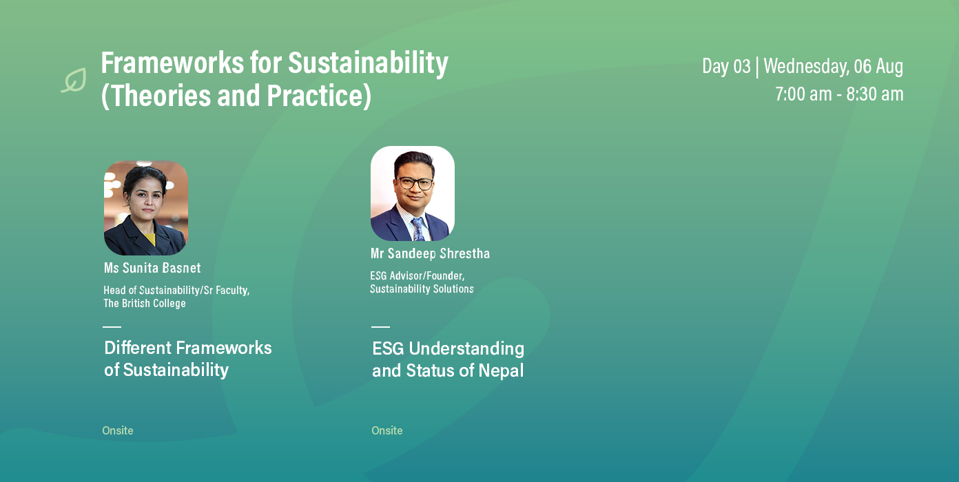 Frameworks for Sustainability (Theories and Practice)