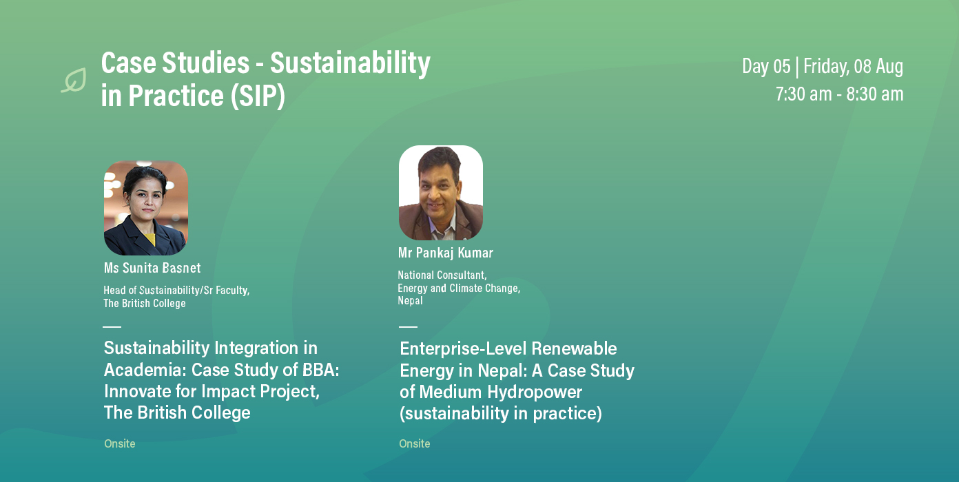 Case Studies - Sustainability in Practice (SIP)